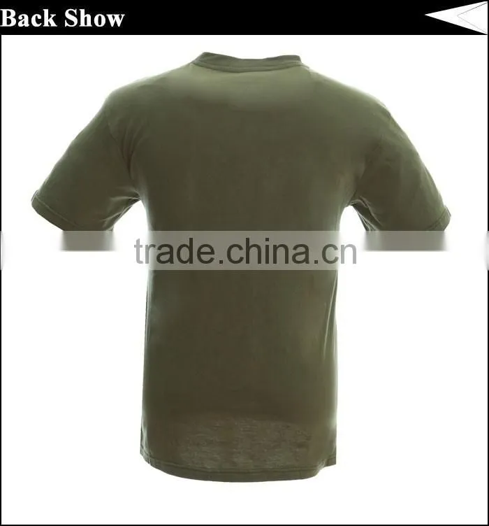 Best price new cotton plain army green t-shirt marine blue t shirt