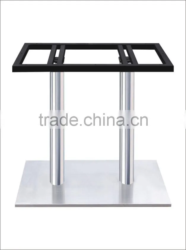 Hot sale steady practical substantial dining coffee stainless steel table leg table base HS-A062D