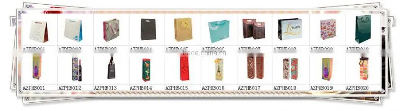 2015 Custom wedding gift paper bag