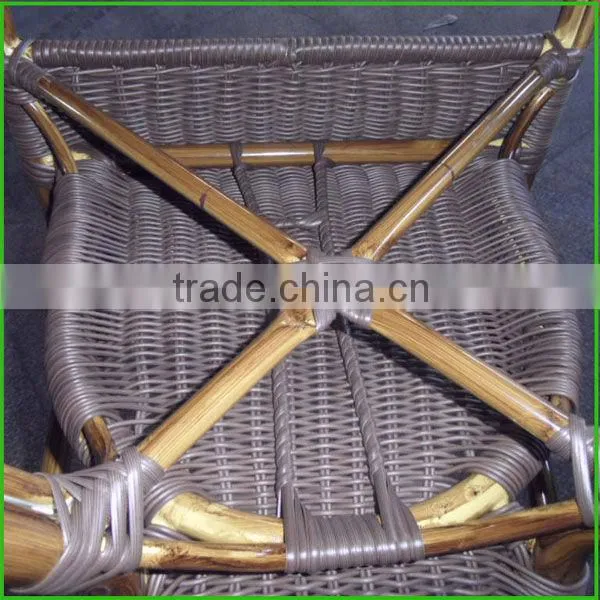 Outdoor wicker rattan chair in bamboo looking AT-6047 1622