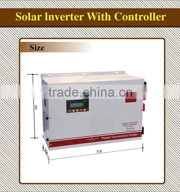2016 Vmaxpower hybrid inverter with MPPT solar controller
