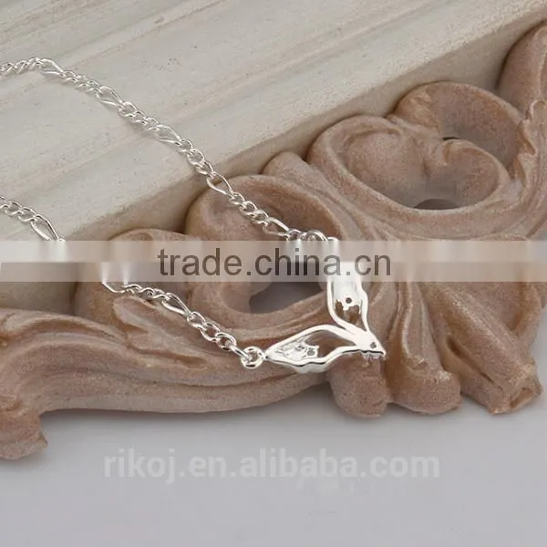 2015 Wholesale fashion jewellry 925 sterling silver chain ankle