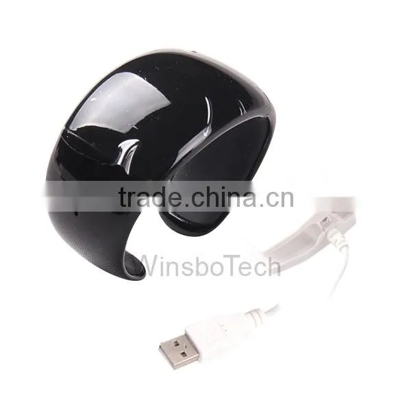 2014 new fashion design nonradiative bluetooth bracelet watch with caller id