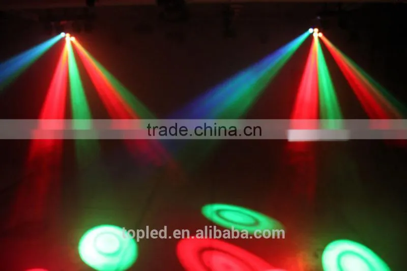 Color Changing RGB 45W DMX Sound-activated LED Disco Light