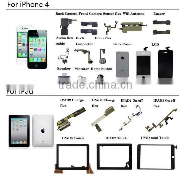 Replacement middle frame for Samsung Note 4