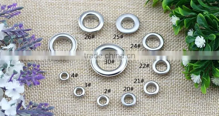 Shoe Decorations Type and Metal Material Round Shape Metal Eyelets