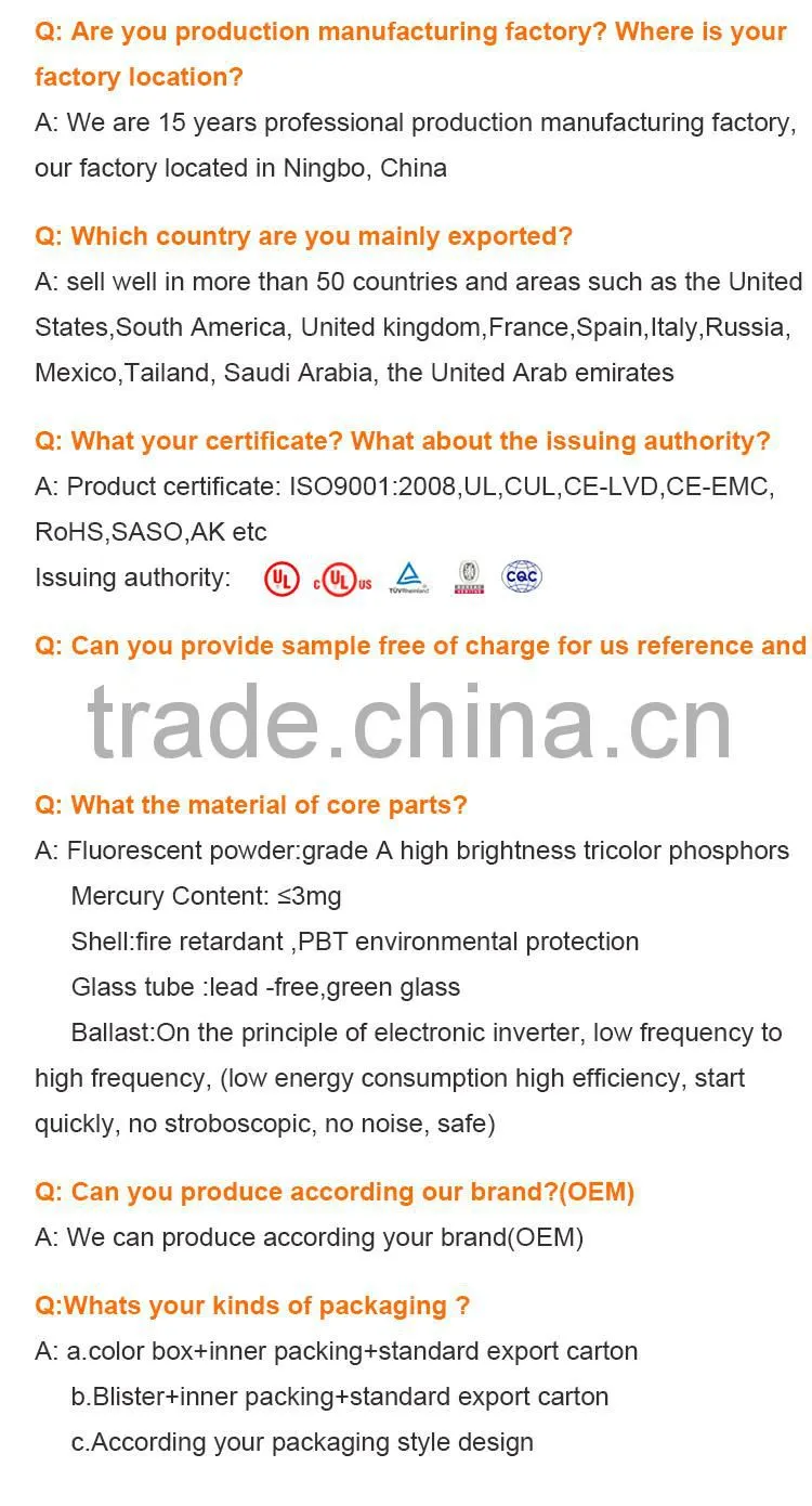 E27 5W Bulb Energy Saving Lamps