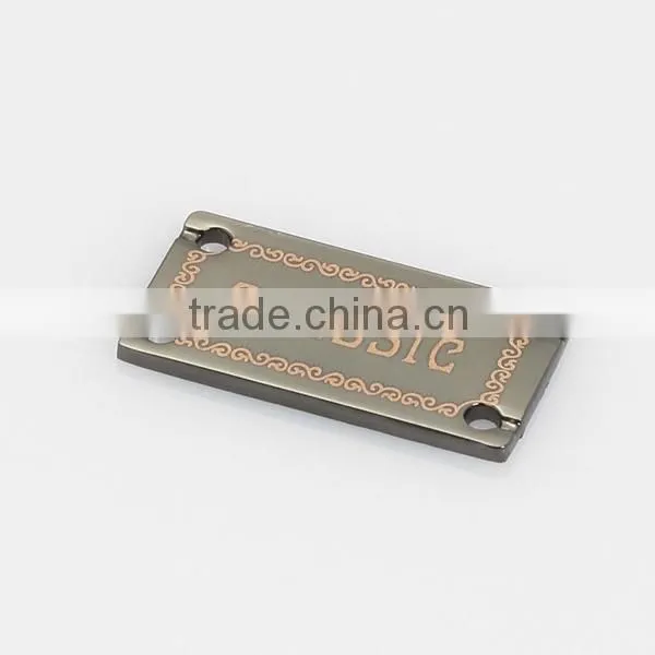 2015 New arrival fashion custom brand logo metal tag