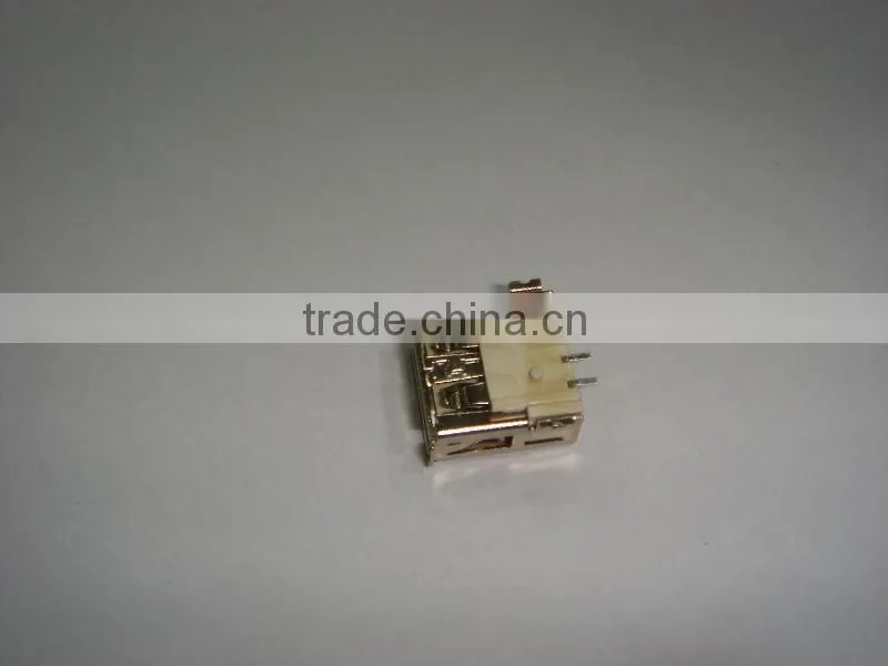 high quality mini USB A type female SMT small ear, LCP
