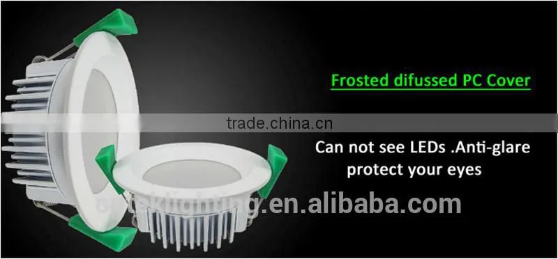 12w dimmable Recessed led downlight saa Warm White