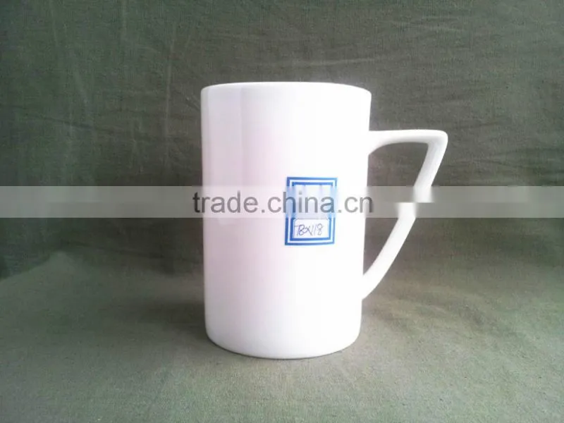 Pure white ceramic coffee mug factory with best price