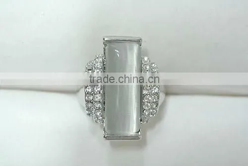 platinum ring price in india& Crystal Ring R069-2