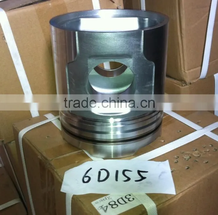 high quality low price excavator engine parts 6D155 piston 6127-31-2030