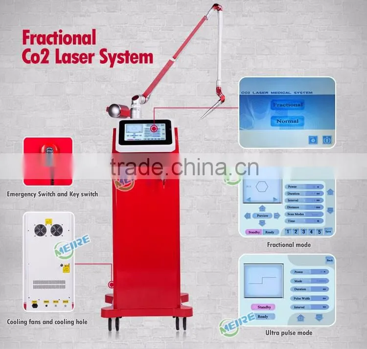 Factory price CE approved fractional co2 laser scar removal glass tube fractional co2 laser