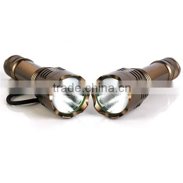 1173 New XM-L T6 LED Aluminum high power long range Hunting rechargable torch