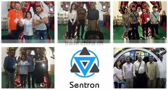 Senchuang 360 degree virtual reality simulator vr cinema with motion chairs