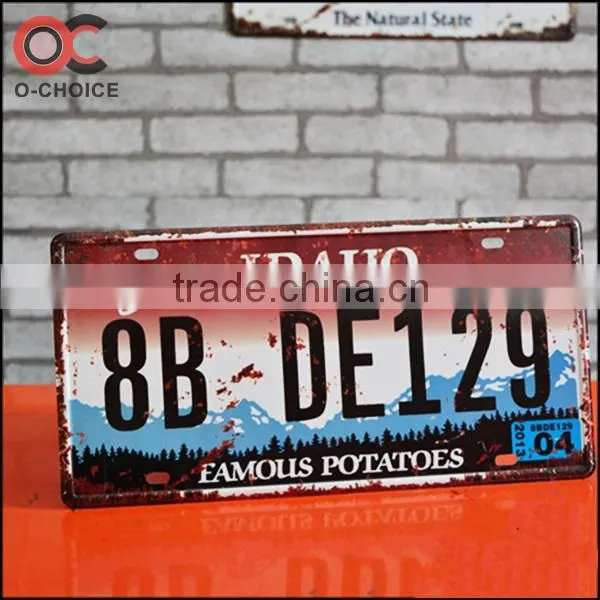 15x31cm New License plate retro tin signs
