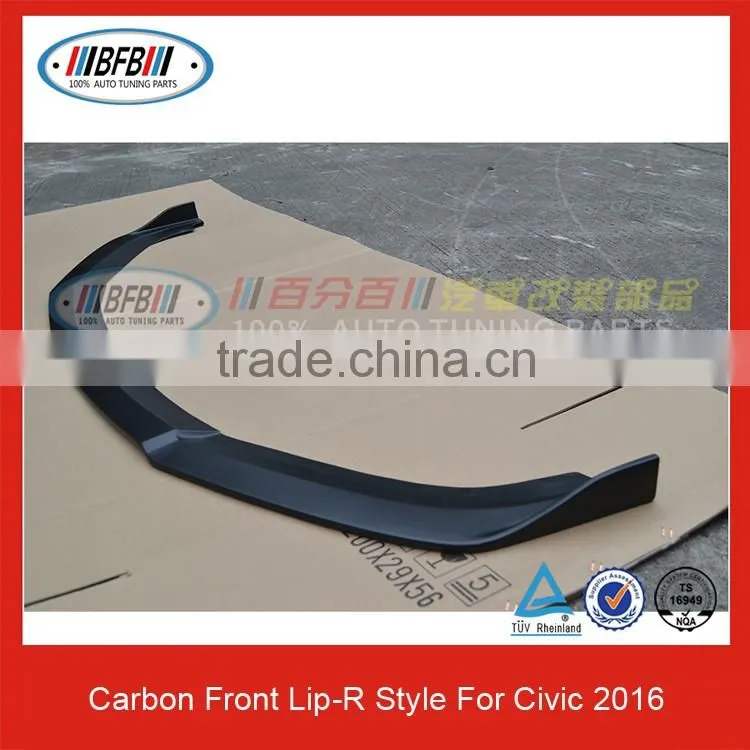 For Civic 2016 Carbon Fiber Front Fenders OEM Style Side Vents Replacement Side Fenders