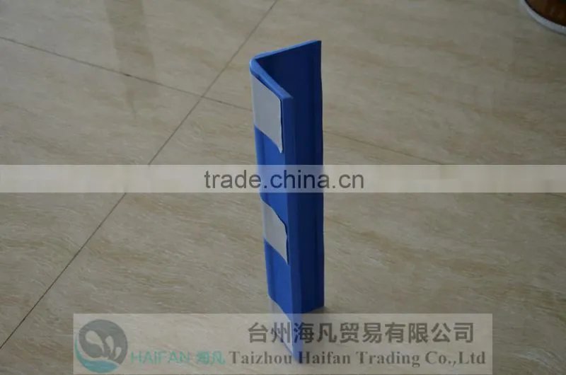 600*100*8mm round EVA colorful wall corner guard reflective for parking/Round Angle EVA wall corner protector for garage