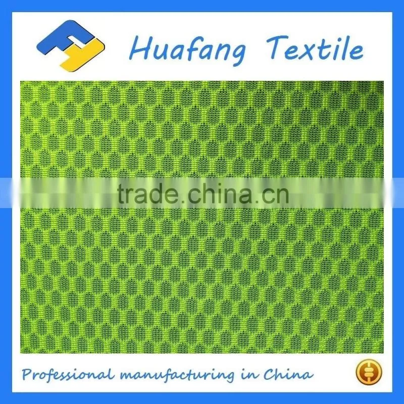 antibacterial polyester knitted sandwich mesh fabric for insoles