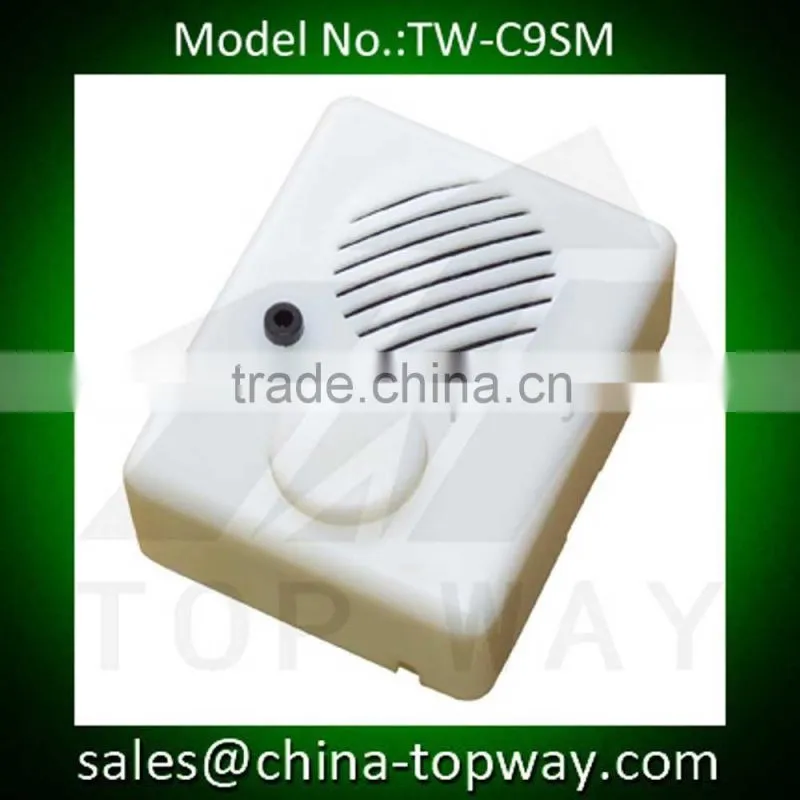 Motion sensor sound units with white housing