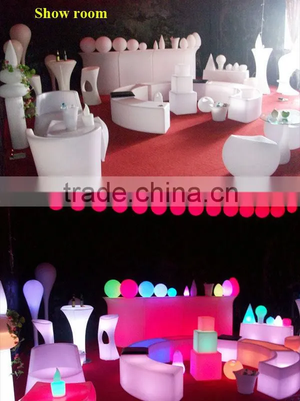 Lighted Plastic Bar Stool Floor Protectors
