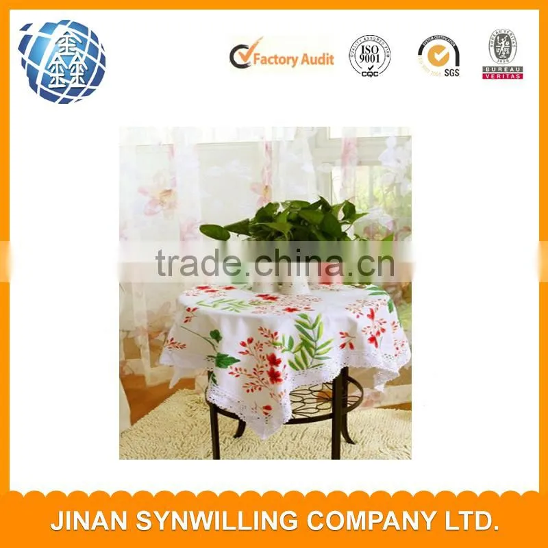 High Quality transfer Printed restaurant Table Cloth