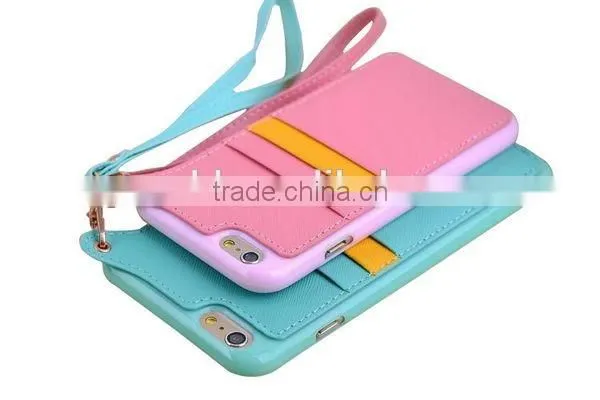 Slim Leather Covers Case with Card Slot Leather Skin Case Cover for iPhone 6/6s