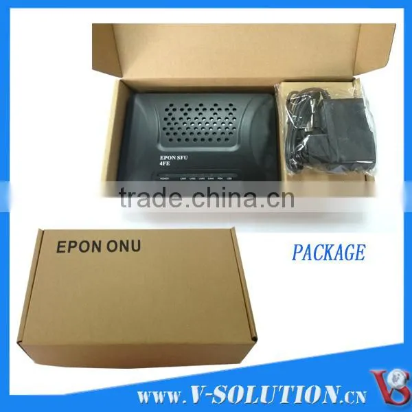 Gpon Terminal wireless ONU with 4 ethernet ports and English setup interface