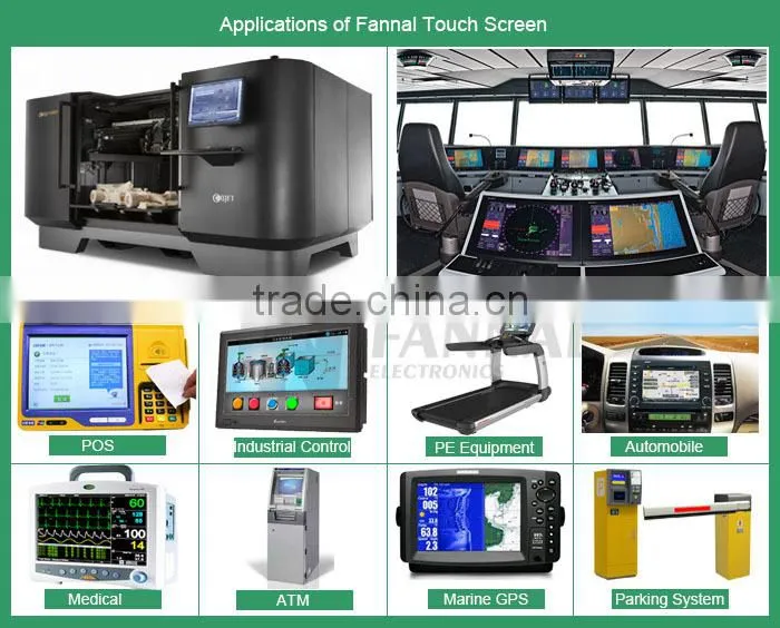 g+g structure capacitive 15inch touch panel