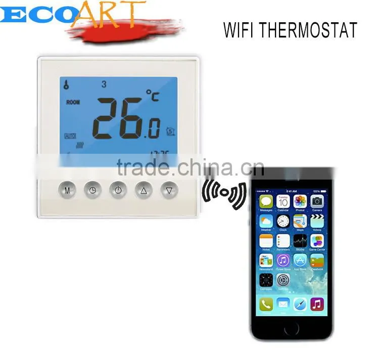 Electric heating programmable wifi room thermostat