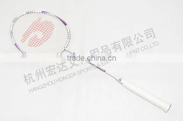 GX-7002 good quality aluminium&steel tempered steel badminton racket&racquet/badminton equipment
