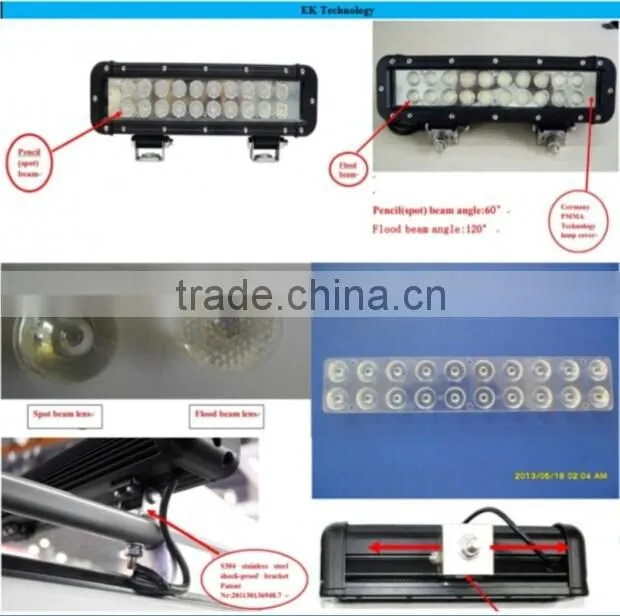 2014 lifetime warranty single row/double row cree led light bar & cad led light bar & car lighting
