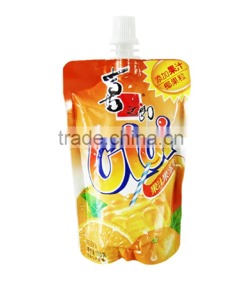 clear spouted pouch