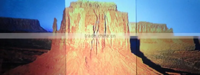 Easy Install 3d holographic display rear projection screen used for Mobile phone shops advertising