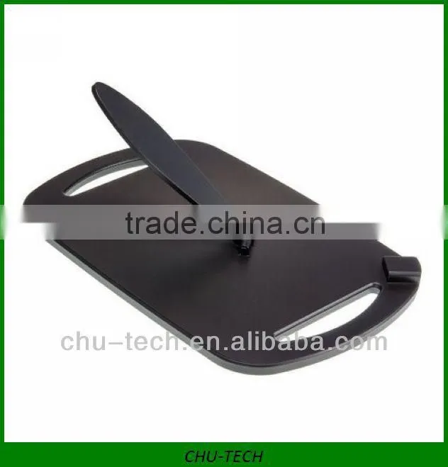 5V 500mA Li-ion Polymer Solar Power Charger w/ Stand - Black