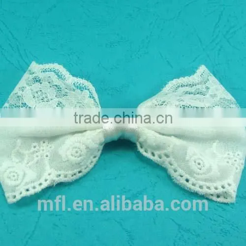 2014 hot sale high quality lace ribbon bow