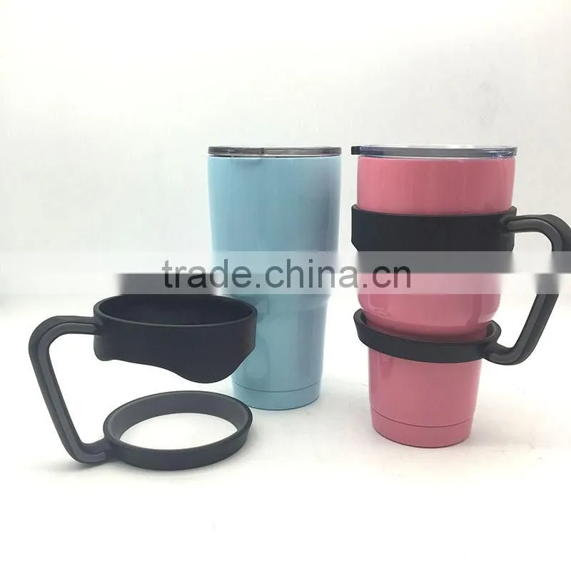 stainless steel tumbler 30oz tumbler handle plastic handle for 30oz tumbler