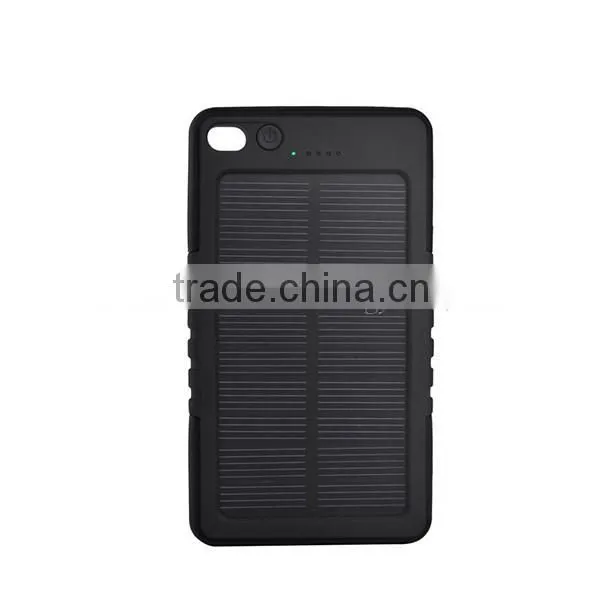 Square Solar Powerbank Waterproof Charger 4000mAh for iPhone Smart Phone