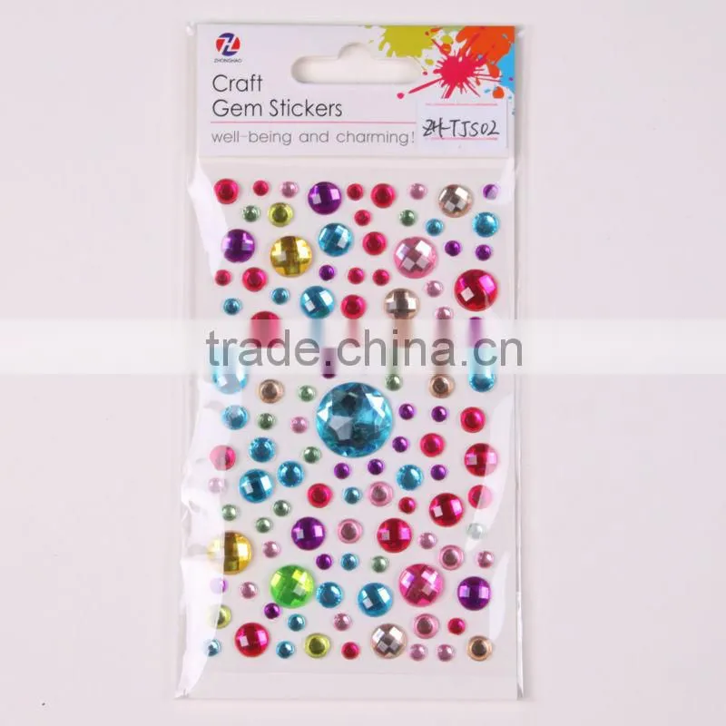 love heart shape crystal strass cell phone sticker
