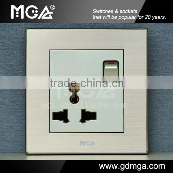 switched 16amp 3 pin plug socket
