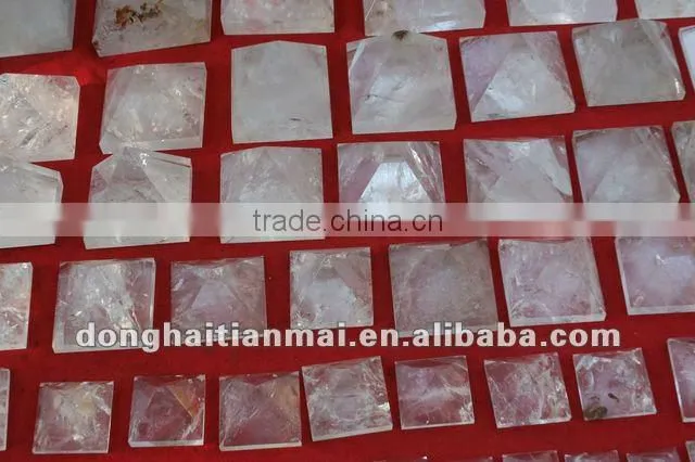 Natural Clear QUARTZ Crystal HEALING Pyramid For Decoration, Gift