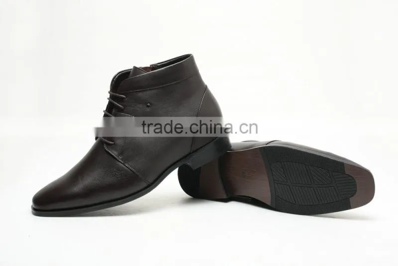 2016 men boots leather casual style, wholesale men's boots