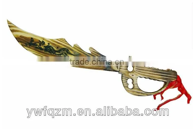 Chinese handle toy wooden samurai sword,cool sword