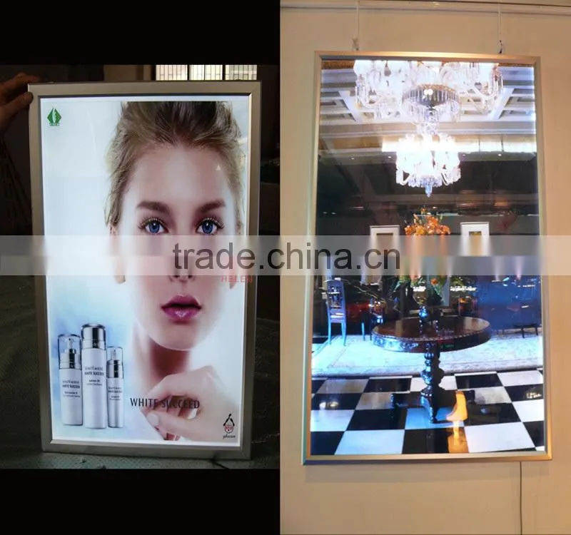 Cheap super brightness magic mirror plastic lightbox wholesale