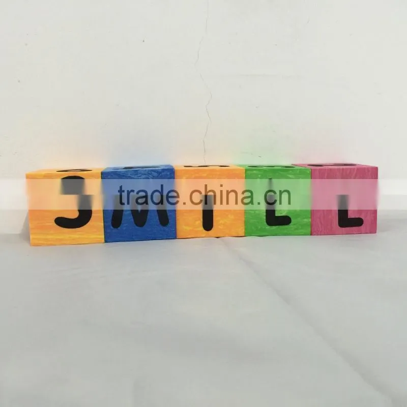 Melors new fashion alphabet building block , alphabet brick for kids learning english
