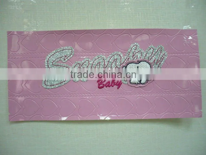embroidery PU patch for garments