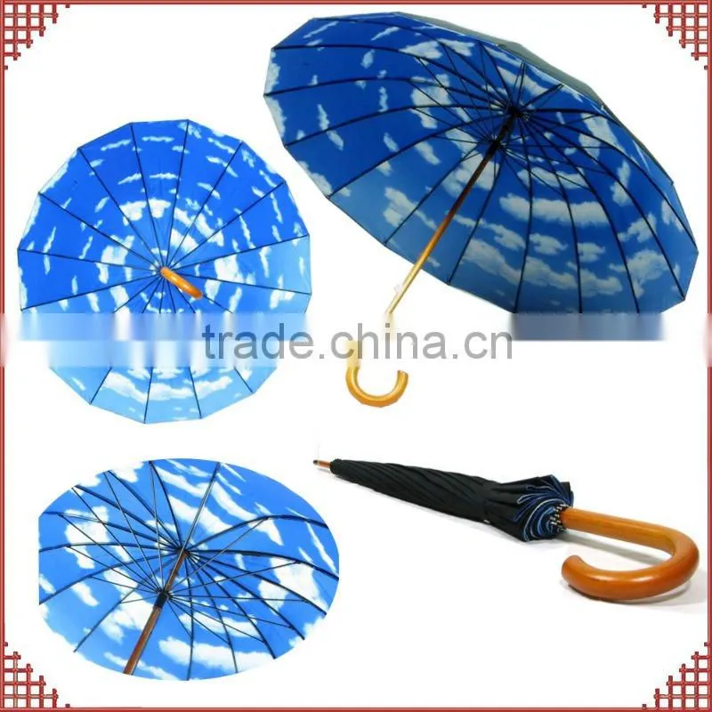new design 3 folding shopping bag umbrella