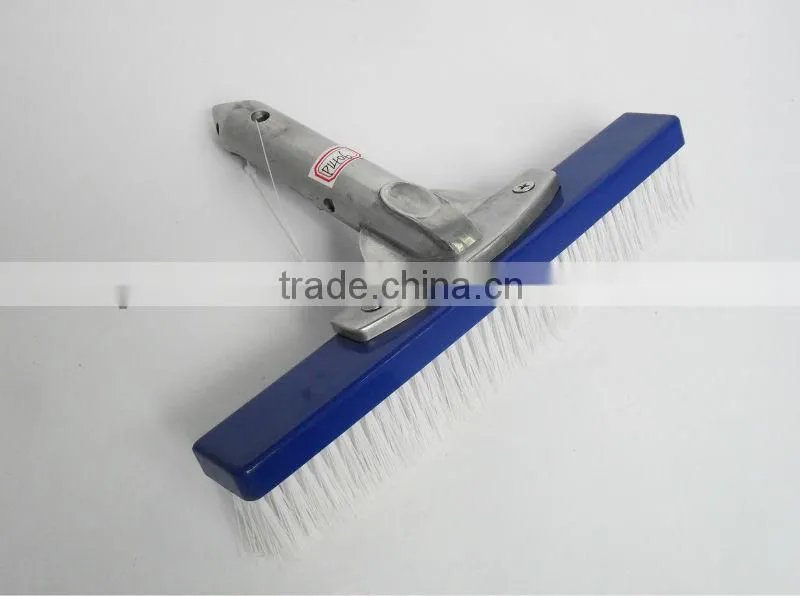 10"/25cm Swimming Pool Brush/Floor Wall Brush Cleaning Wall Brush with Aluminium Handle P1406