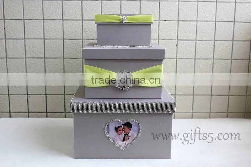 Personalised wedding card boxes with photo frame for best wedding gifts